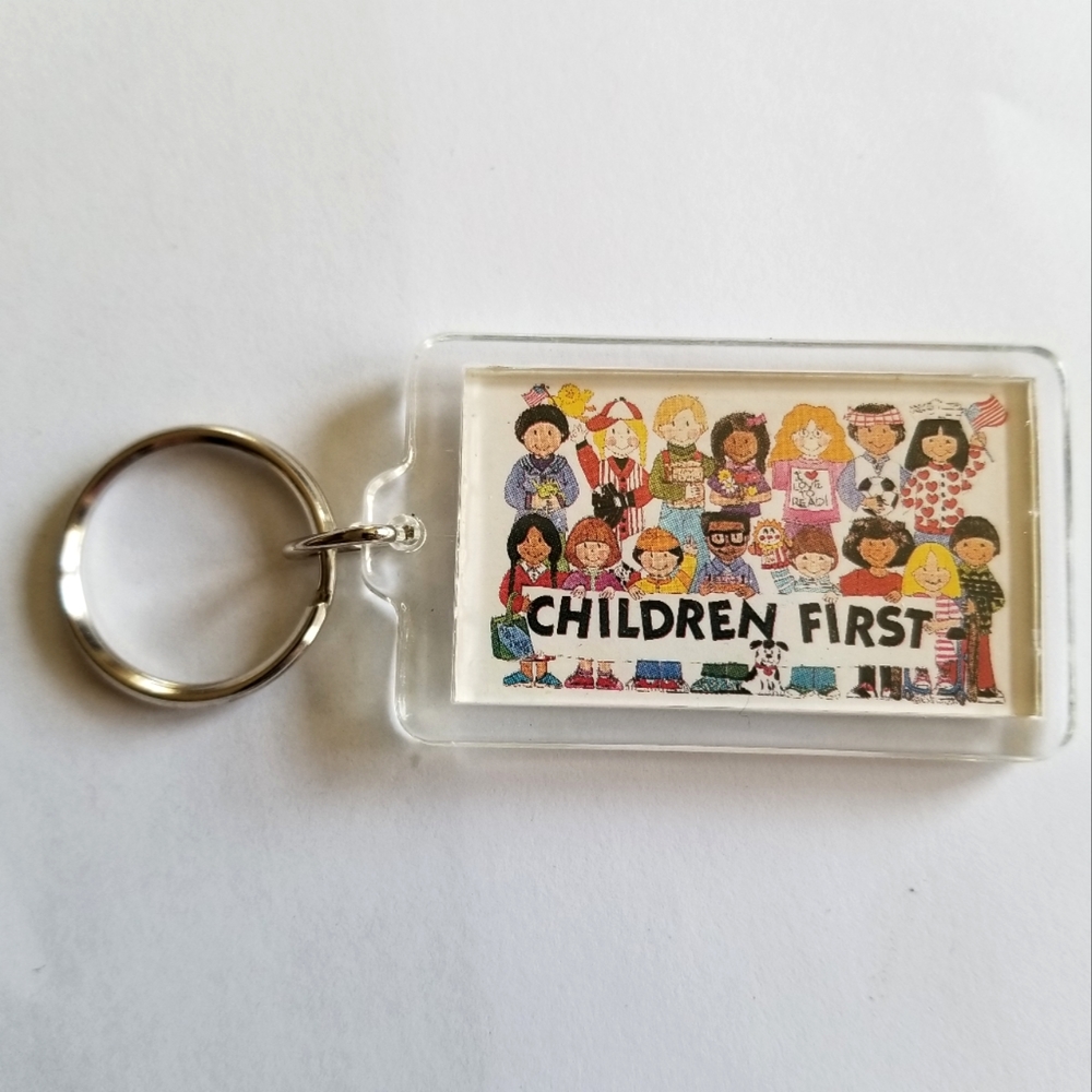 Children First keychain keyring kids teacher teaching key chain ring
